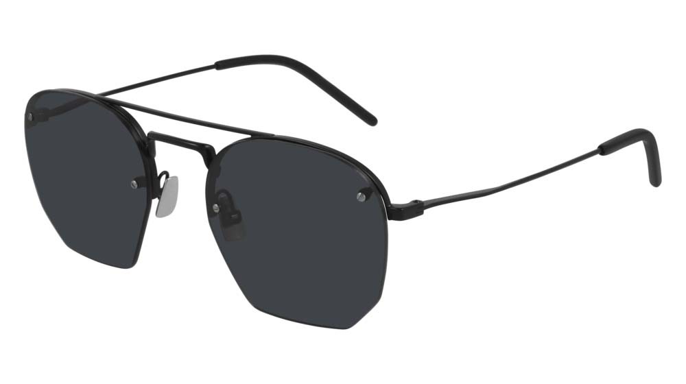 Sunglasses Saint Laurent New Wave SL 422-002 color black shape aviator lenses black