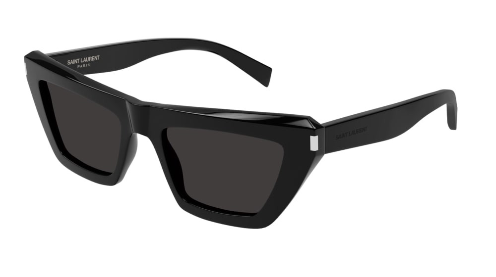 Occhiali da sole Saint Laurent New Wave SL 467-001 colore black forma rettangolare lenti black