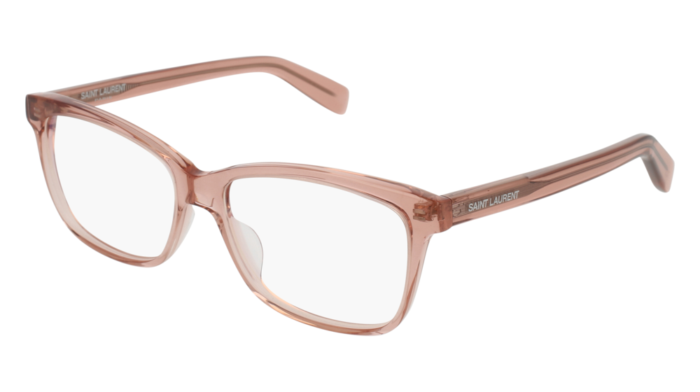 Occhiali da vista Saint Laurent Classic Sl 170-004 colore nude forma rettangolare lenti transparent