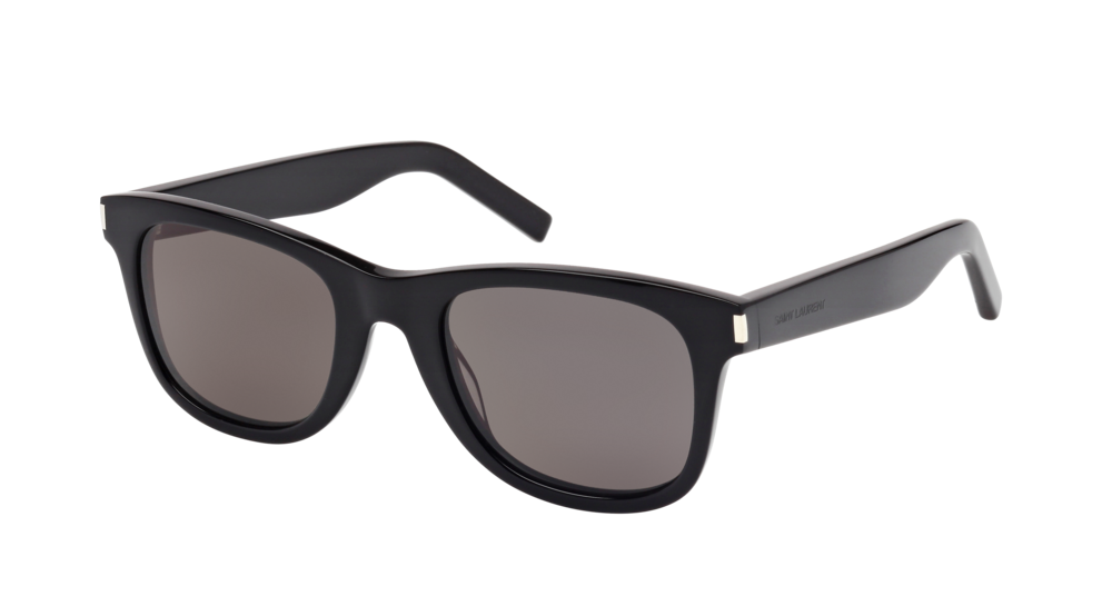 Sonnenbrillen Saint Laurent Classic Sl 51-002 farbe black form rechteckig gläser grey