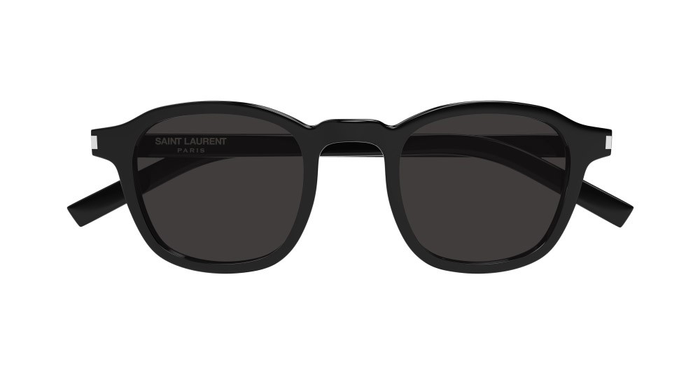 Sunglasses Saint Laurent SL 549 SLIM-001 color nero shape round lenses nero
