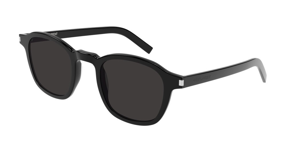 Sunglasses Saint Laurent SL 549 SLIM-001 color nero shape round lenses nero