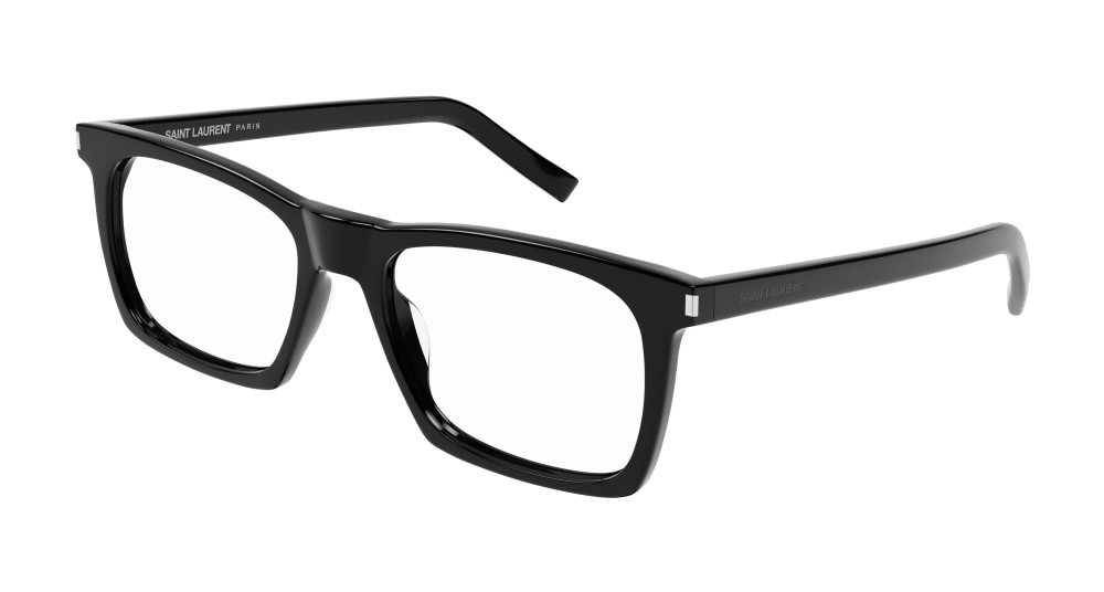 Eyeglasses Saint Laurent SL 559 OPT-001 color nero shape rectangle lenses trasparente