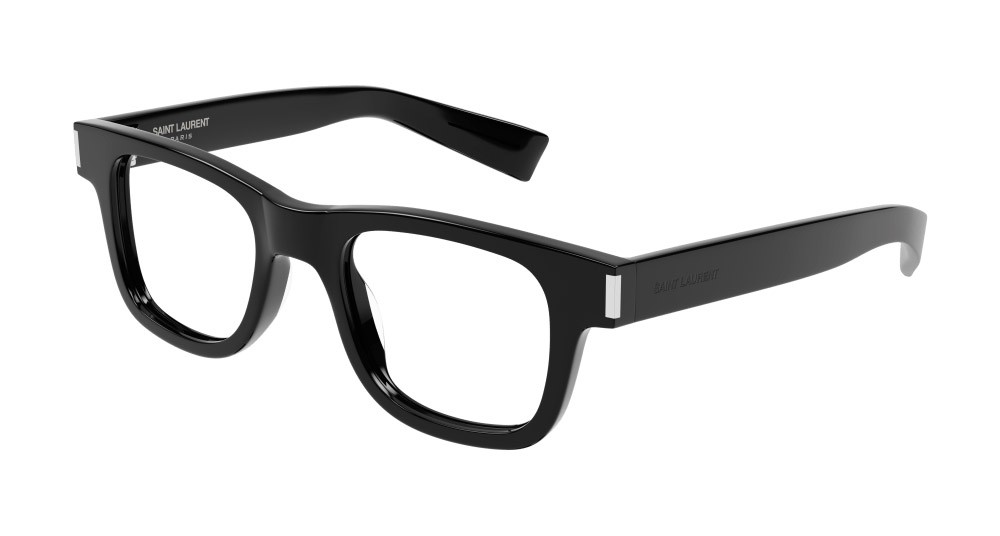 Occhiali da vista Saint Laurent SL 564 OPT-001 colore nero forma rettangolare lenti trasparente