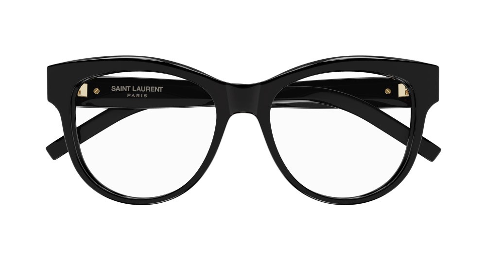 Eyeglasses Saint Laurent SL M108-002 color nero shape cat eye lenses trasparente
