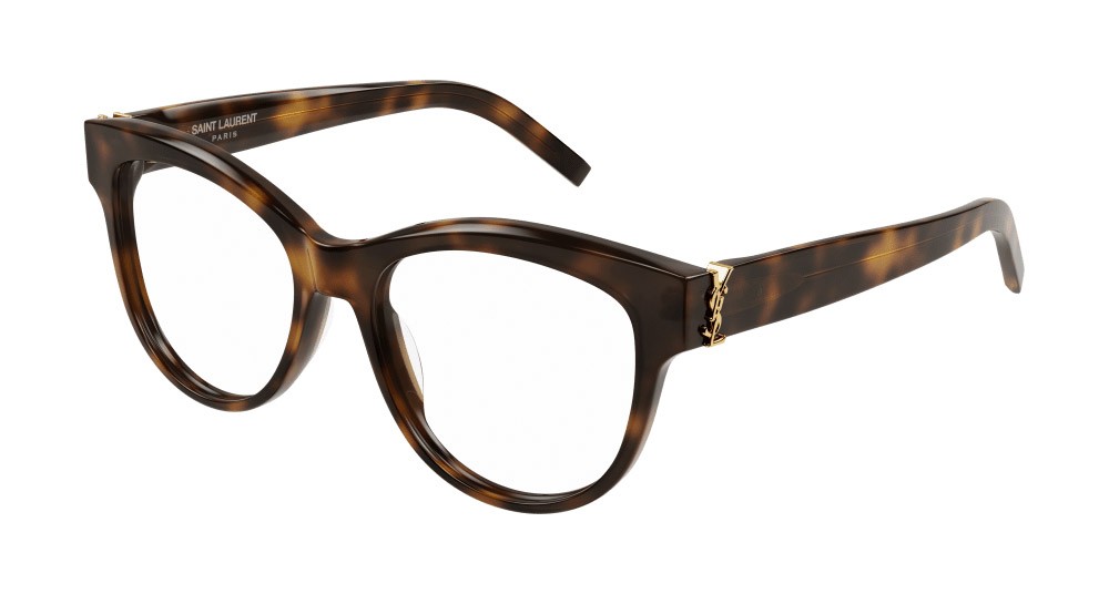 Eyeglasses Saint Laurent SL M108-003 color havana shape cat eye lenses trasparente