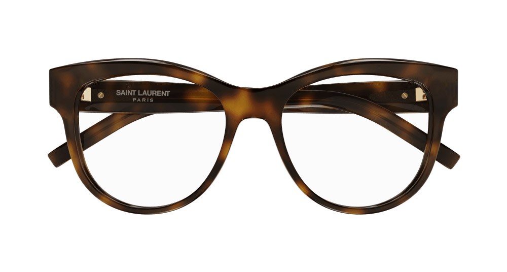Eyeglasses Saint Laurent SL M108-007 color havana shape cat eye lenses trasparente