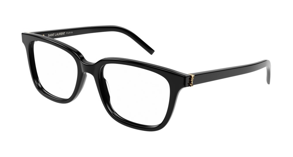 Eyeglasses Saint Laurent SL M110-001 color nero shape rectangle lenses trasparente
