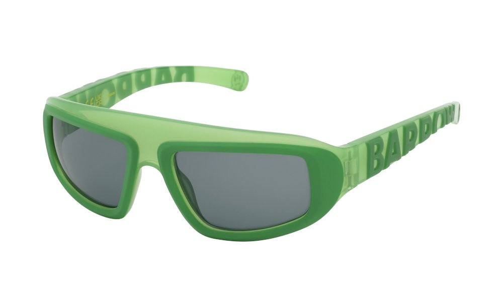 Sunglasses Barrow Avalanche SBA017 (06RS) color verde opalino lucido lenses grey/green