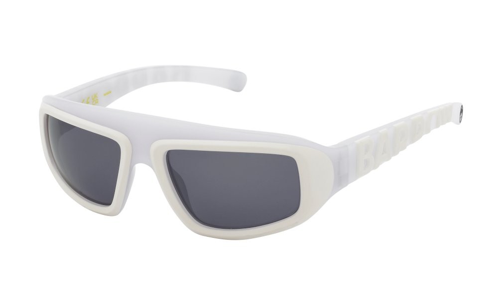 Sunglasses Barrow Avalanche SBA017 (09XL) color bianco opalino lucido lenses smoke