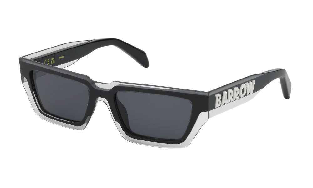 Sunglasses Barrow Horizon Flat SBA020 (0T29) color grigio+nero lenses smoke