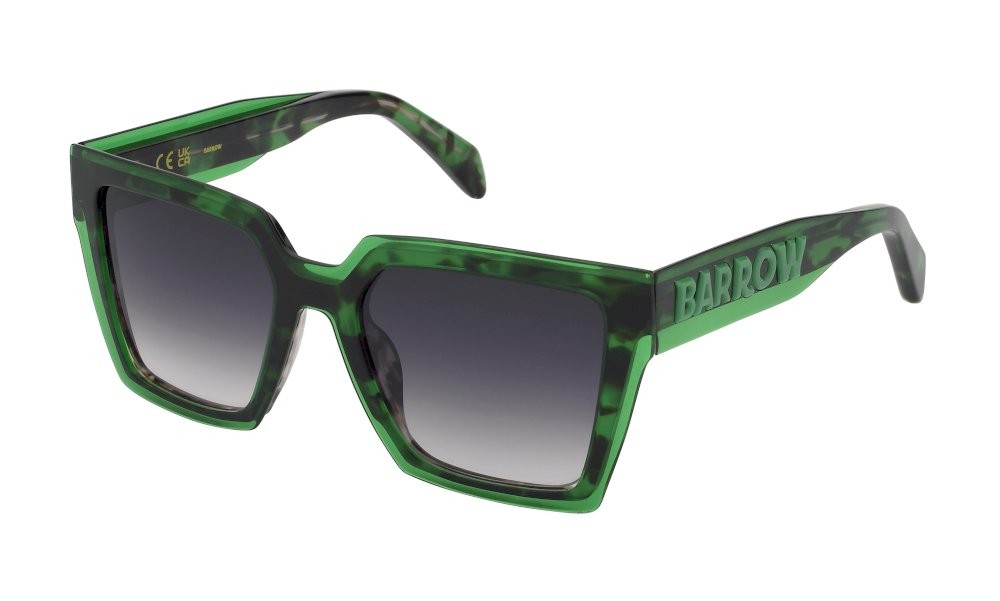 Sunglasses Barrow Horizon Wide SBA021 (0XAT) color top verde+avana lenses smoke gradient smoke