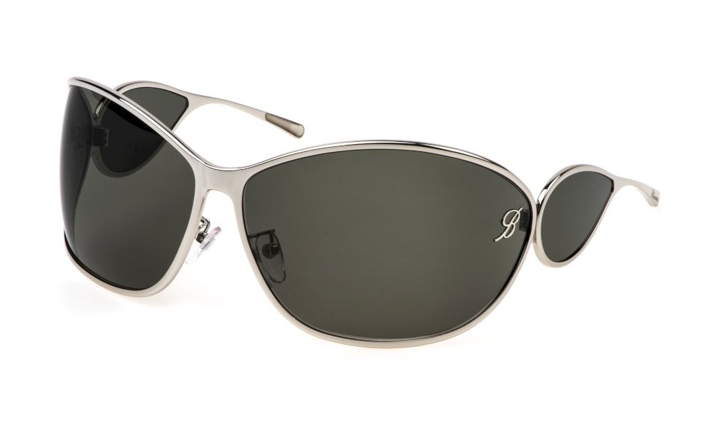 Occhiali da sole Blumarine SBM216 (0579) colore palladio lucido totale lenti smoke