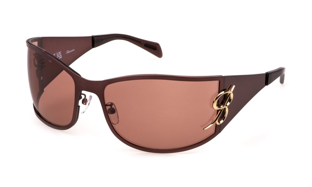 Sunglasses Blumarine SBM217 (0BRO) color 0l1g lenses brown