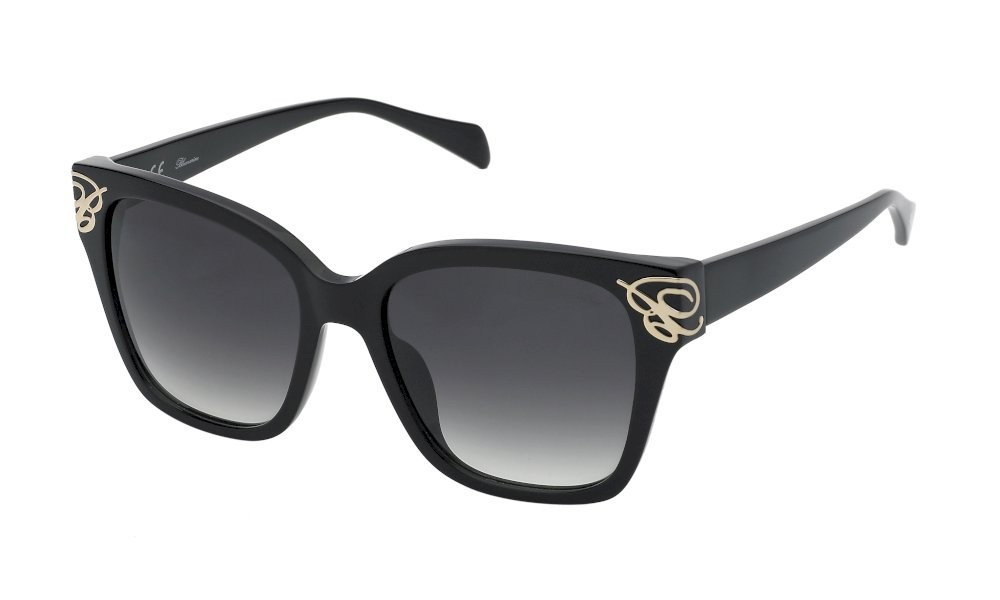 Sonnenbrillen Blumarine SBM798V (0700) farbe nero lucido gläser smoke gradient