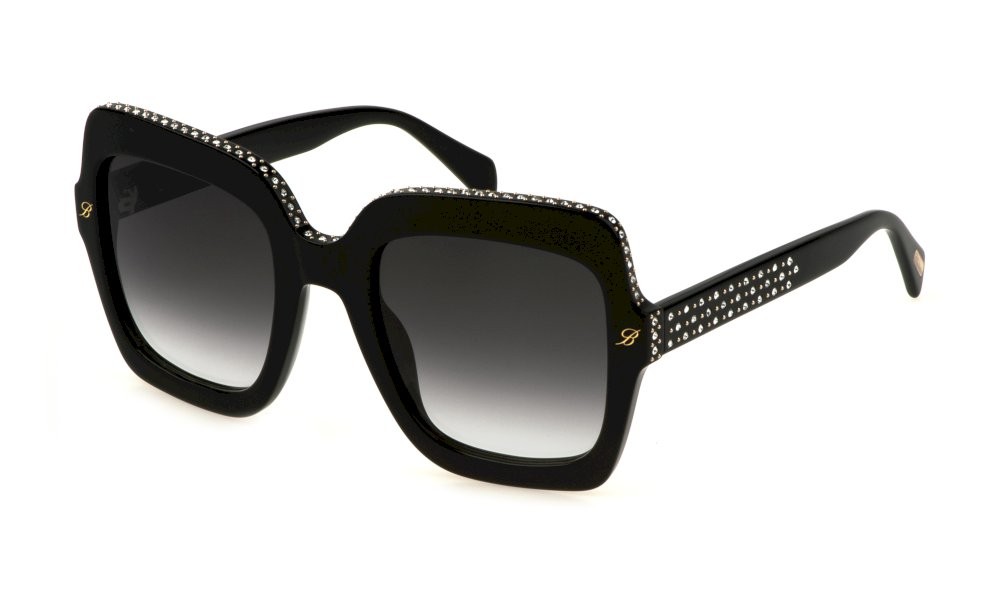 Sonnenbrillen Blumarine SBM836V (0700) farbe nero lucido gläser smoke gradient