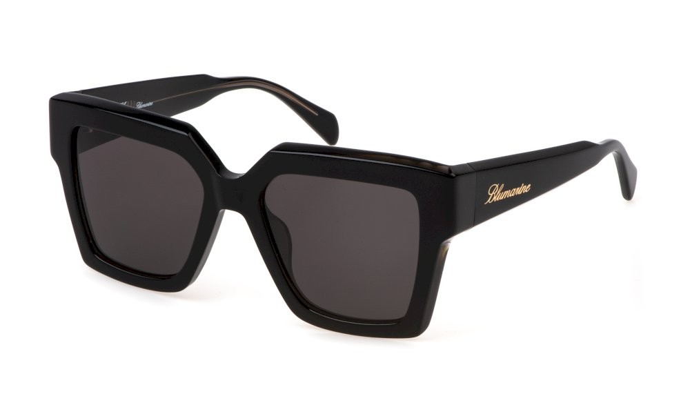 Occhiali da sole Blumarine SBM859 (099A) colore top nero+grigio lenti smoke
