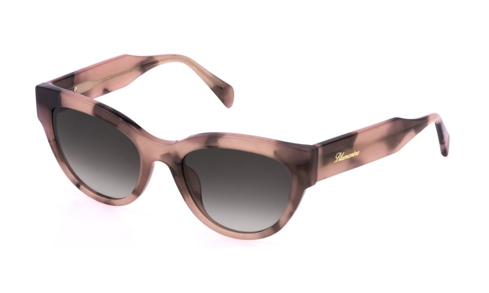 Occhiali da sole Blumarine SBM866 (0ALD) colore avana rosa lucido lenti brown grad.pink