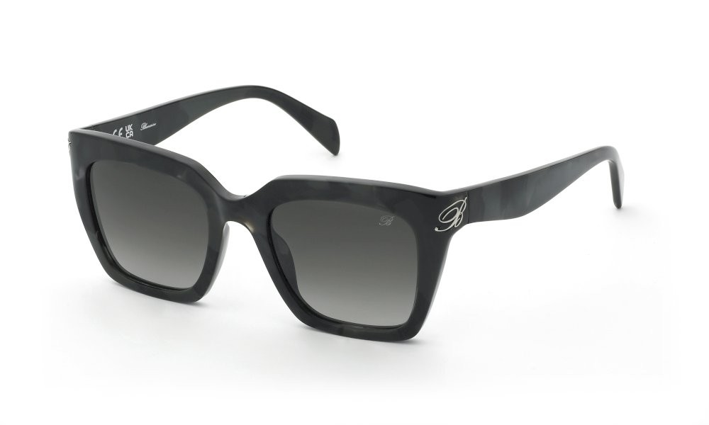Occhiali da sole Blumarine SBM903 (0701) colore nero madreperla lucido lenti smoke gradient smoke