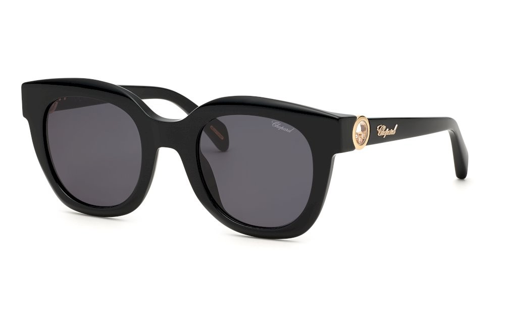 Sonnenbrillen Chopard SCH335S (0700) farbe nero lucido c/strass gläser smoke