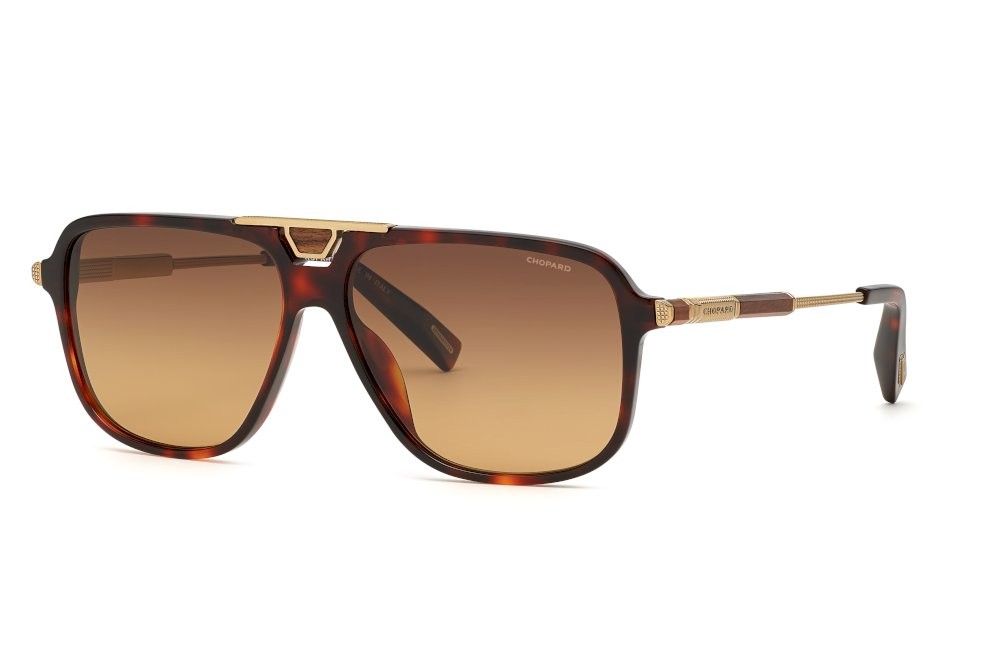 Occhiali da sole Chopard SCH340 (786P) colore avana revival lenti antiriflesso - brown gradient