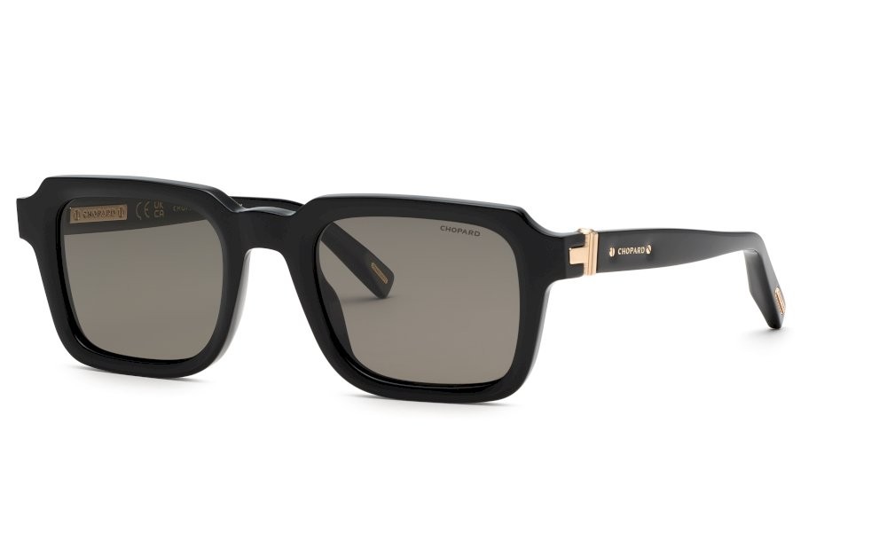 Occhiali da sole Chopard SCH376 (700P) colore nero lucido lenti smoke