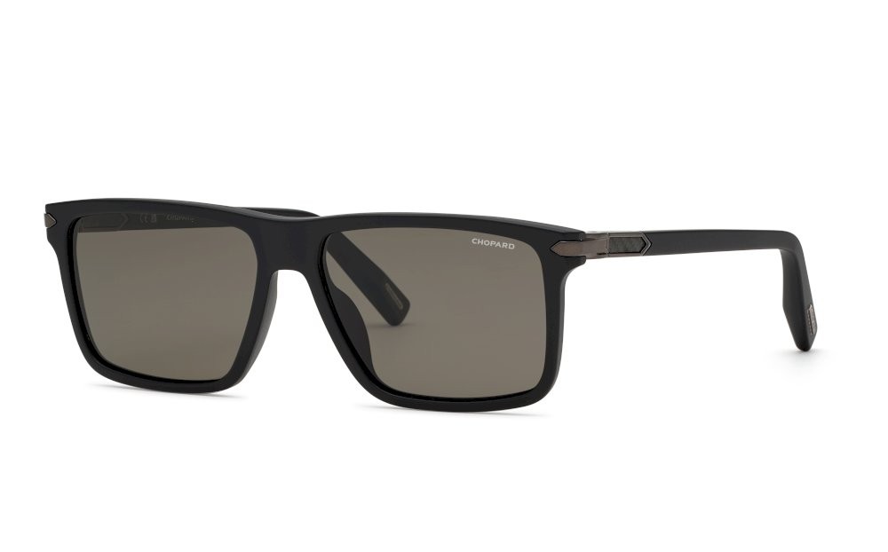 Sunglasses Chopard SCH427 (703P) color nero sabbiato/opaco lenses smoke
