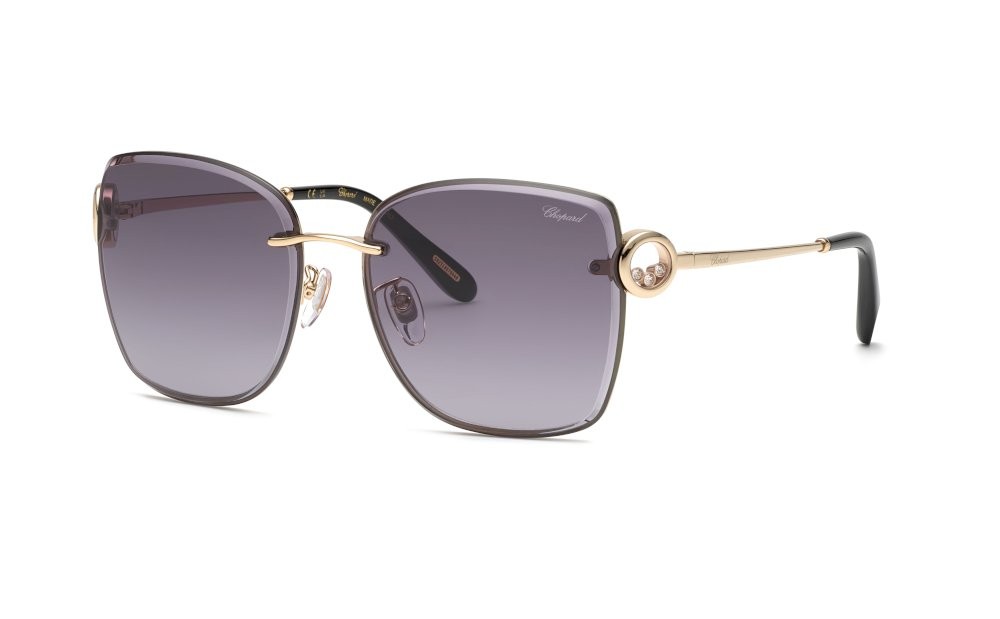 Occhiali da sole Chopard SCHL29S (0300) colore oro rose' lucido lenti smoke gradient smoke
