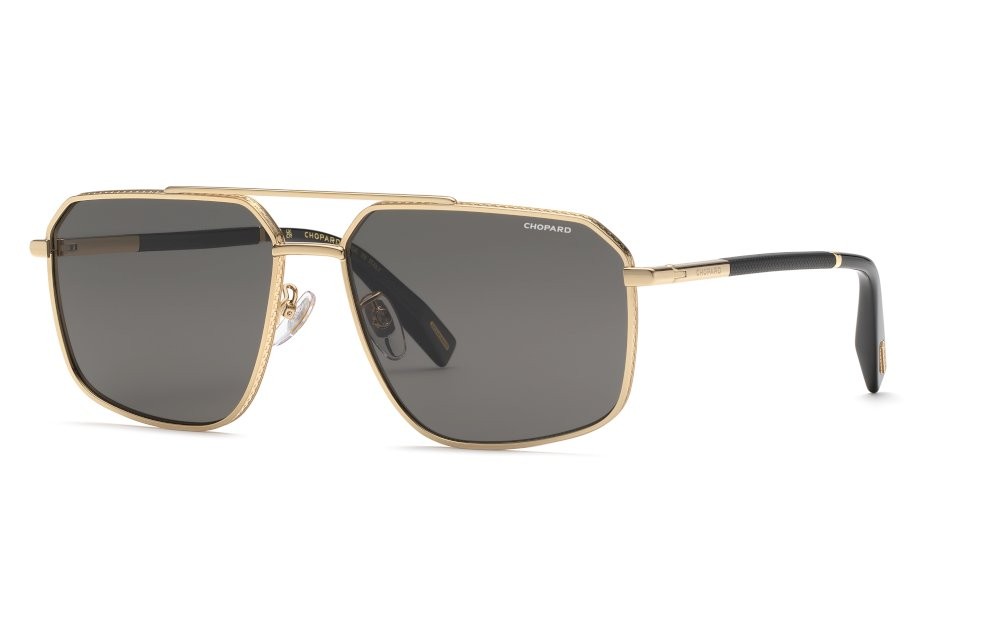 Sunglasses Chopard SCHL77 (300P) color oro rose' lucido lenses smoke