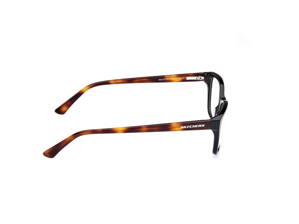 Brillen Skechers SE2210 (001) farbe nero lucido form rechteckig gläser presentazione - clear lens
