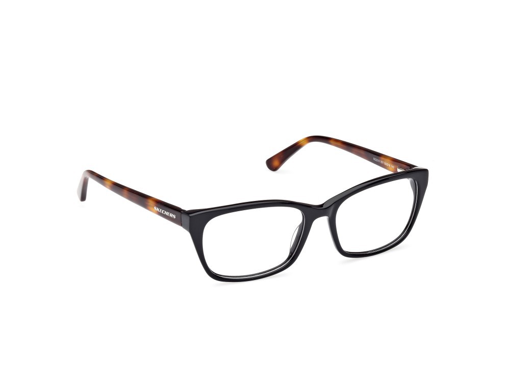 Brillen Skechers SE2210 (001) farbe nero lucido form rechteckig gläser presentazione - clear lens