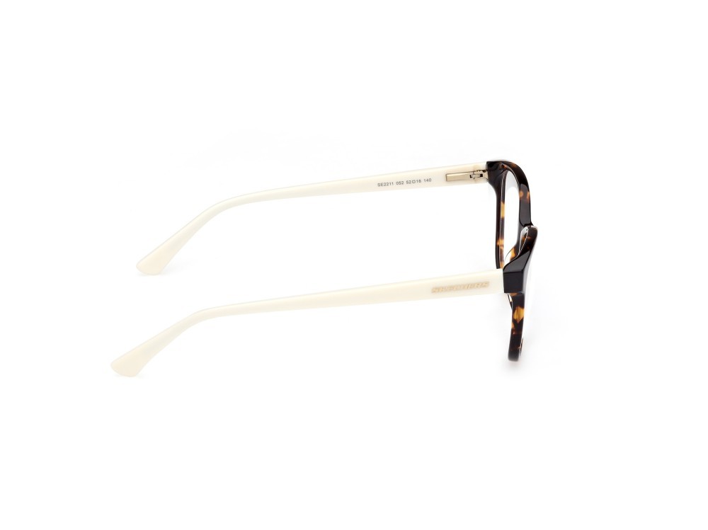 Brillen Skechers SE2211 (052) farbe avana scura form geometrisch gläser presentazione - clear lens