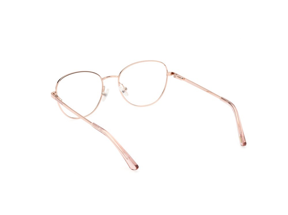 Eyeglasses Skechers SE2213 (028) color oro rosè lucido shape round 