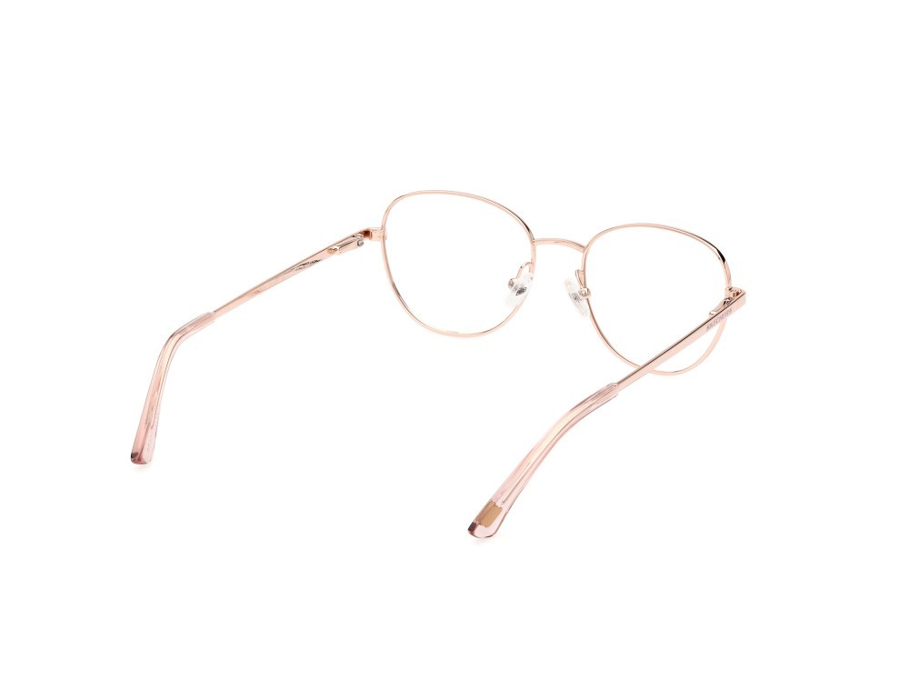 Eyeglasses Skechers SE2213 (028) color oro rosè lucido shape round 