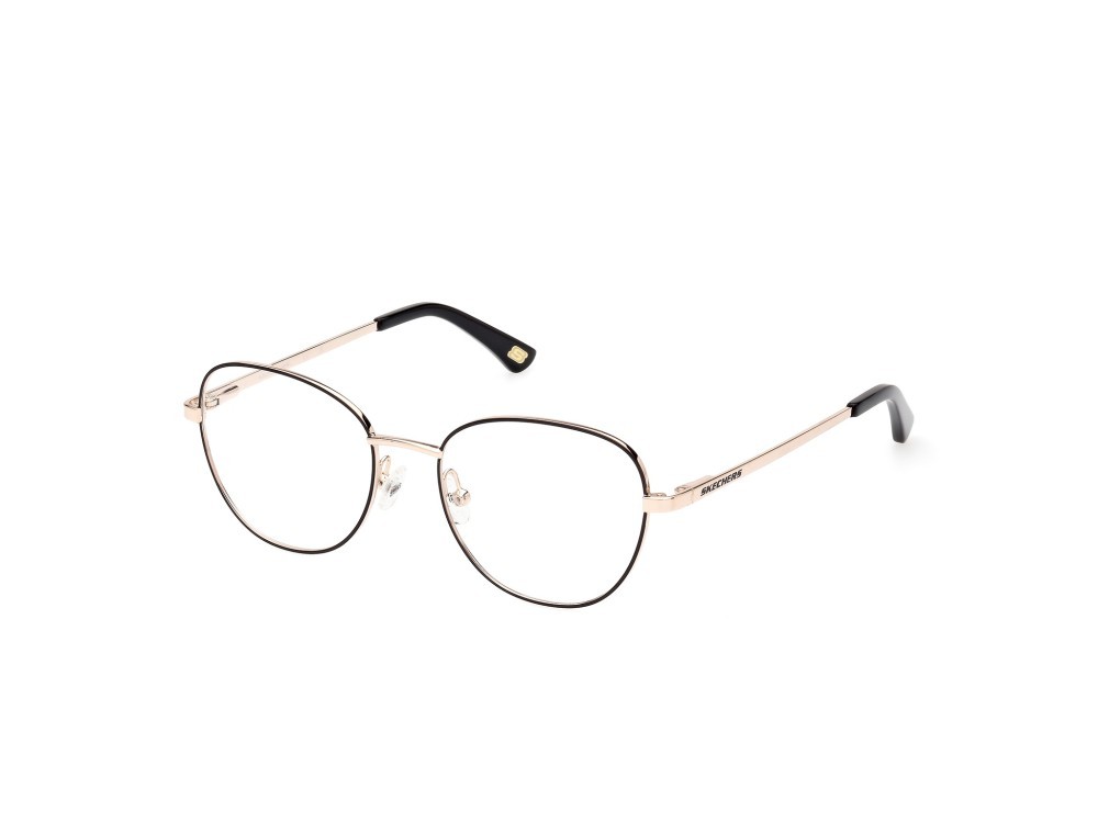 Eyeglasses Skechers SE2213 (033) color oro rosso shape round 