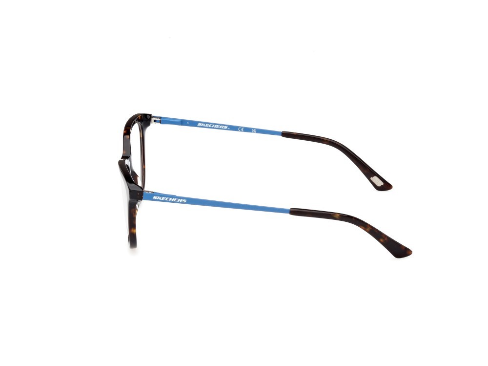 Brillen Skechers SE2227 (052) farbe avana scura - blu opaco form cat-eye 