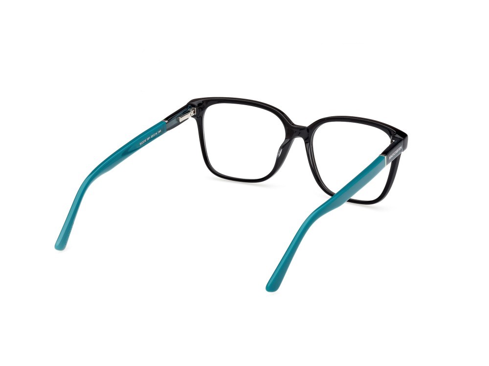 Brillen Skechers SE2235 (001) farbe nero lucido - verde chiaro lucido form quadratisch 