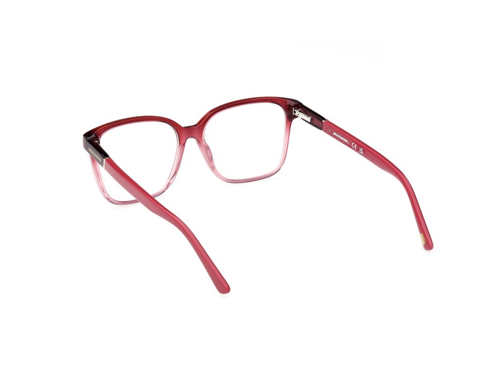 Brillen Skechers SE2235 (069) farbe bordeaux sfumato - rosa chiaro lucido form quadratisch 