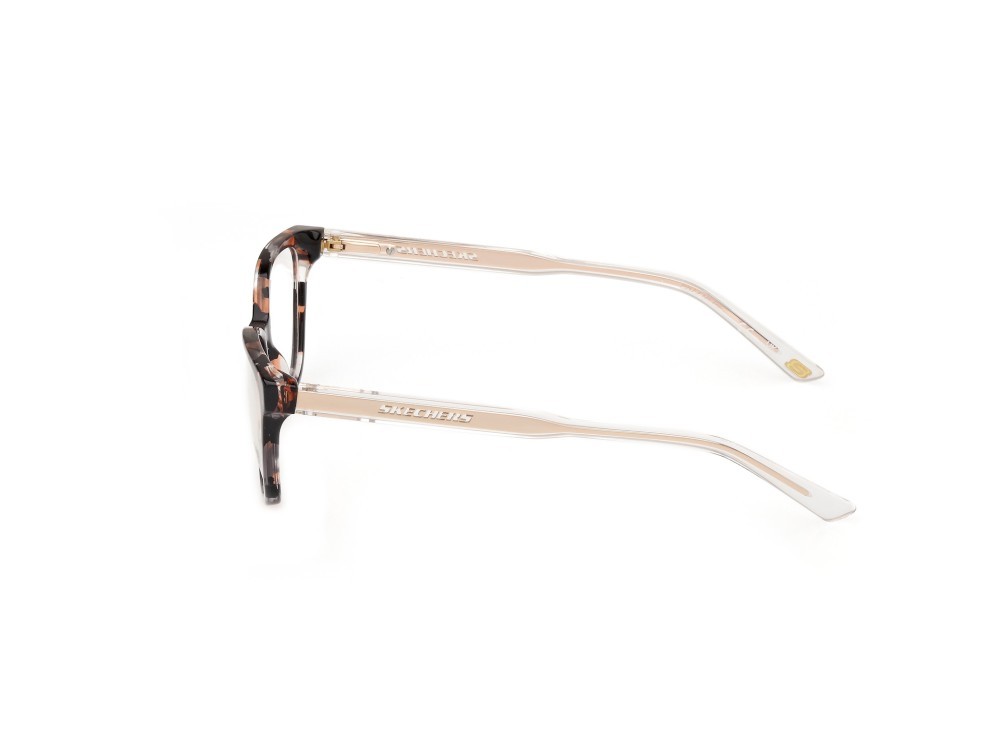 Eyeglasses Skechers SE2245 (052) color avana scura / cristallo shape cat eye 