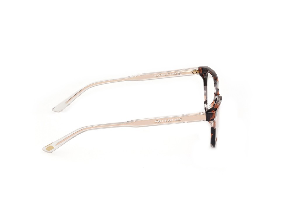 Eyeglasses Skechers SE2245 (052) color avana scura / cristallo shape cat eye 