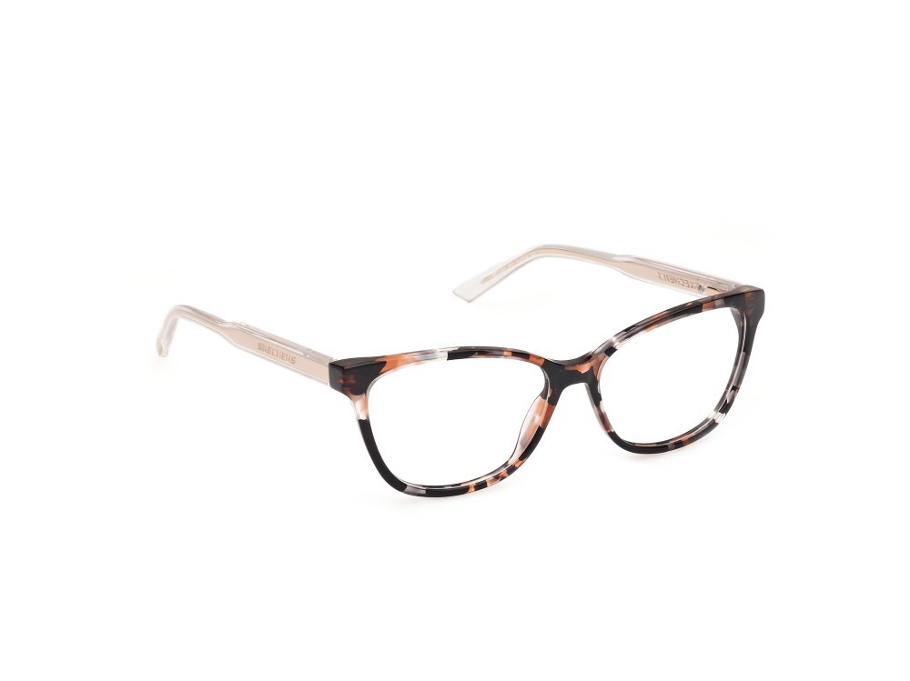 Eyeglasses Skechers SE2245 (052) color avana scura / cristallo shape cat eye 