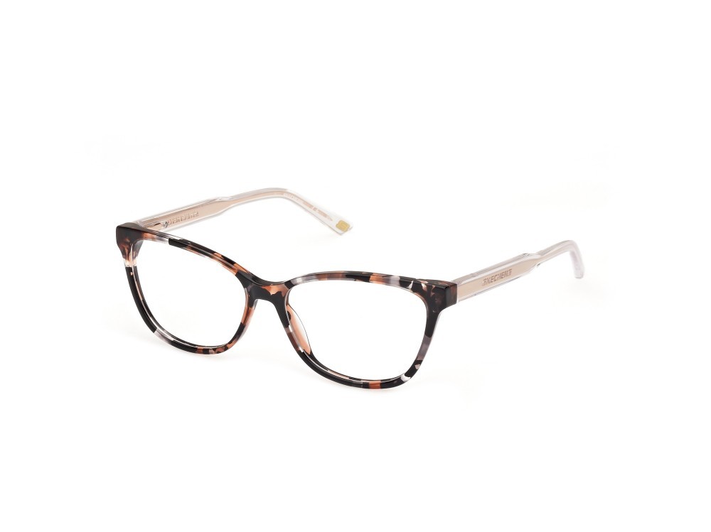 Eyeglasses Skechers SE2245 (052) color avana scura / cristallo shape cat eye 