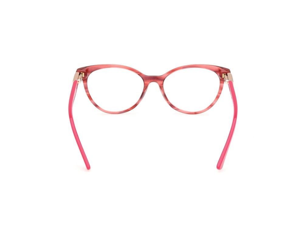 Eyeglasses Skechers SE2247 (072) color rosa scuro lucido shape cat eye 