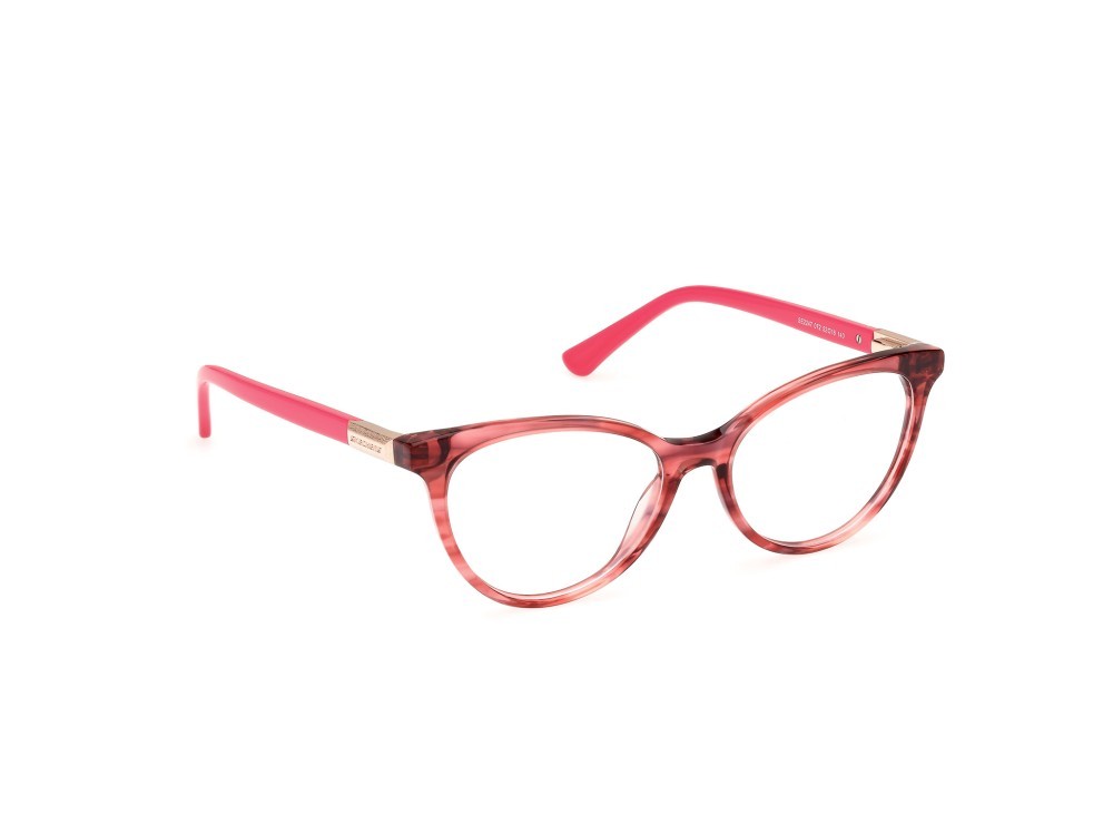 Eyeglasses Skechers SE2247 (072) color rosa scuro lucido shape cat eye 