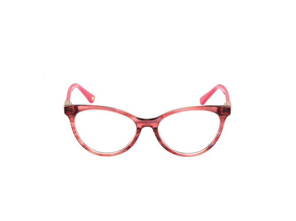Eyeglasses Skechers SE2247 (072) color rosa scuro lucido shape cat eye 