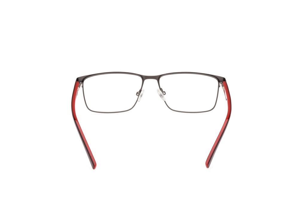 Eyeglasses Skechers SE3387 (009) color antracite opaco / rosso scuro lucido shape rectangle 