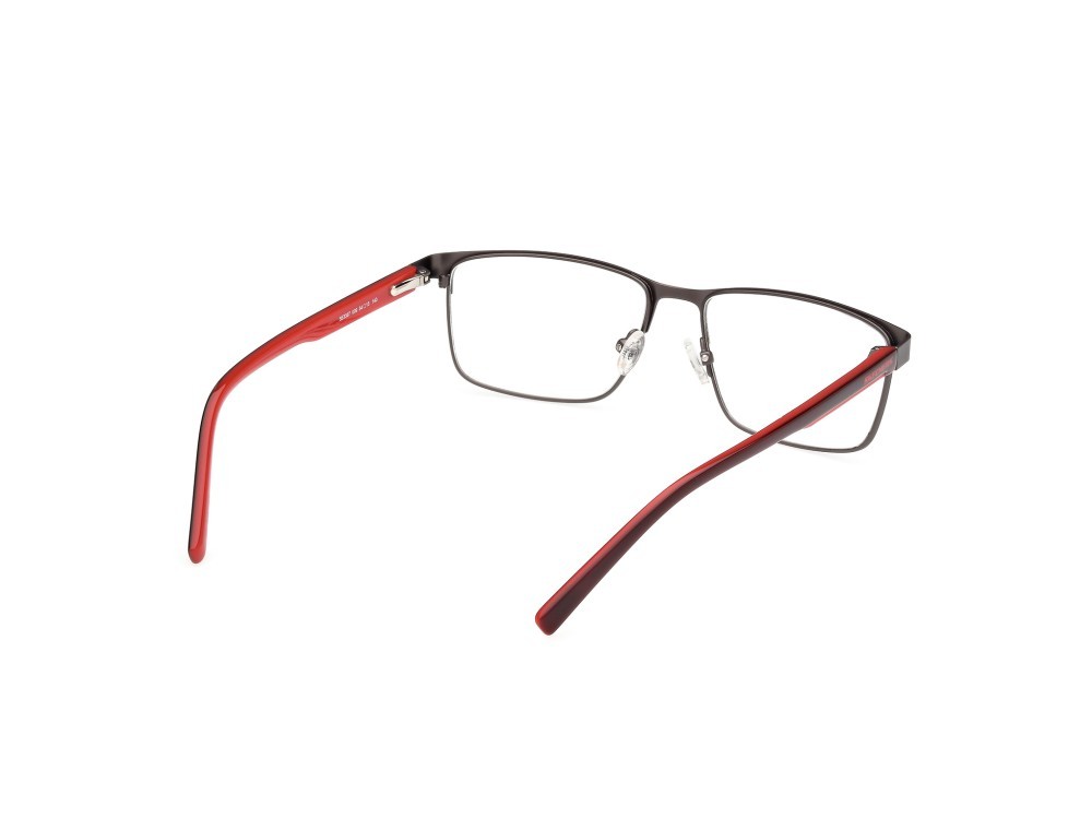 Eyeglasses Skechers SE3387 (009) color antracite opaco / rosso scuro lucido shape rectangle 