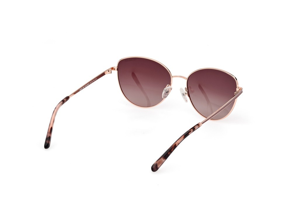 Sonnenbrillen Skechers SE6267 (28H) farbe oro rosè lucido form rund gläser marrone polar.