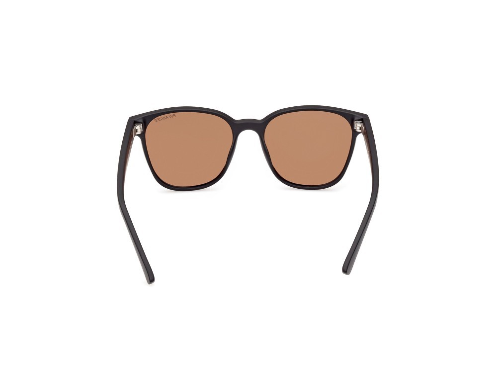 Sonnenbrillen Skechers SE6277 (01H) farbe nero lucido form quadratisch gläser marrone polar.