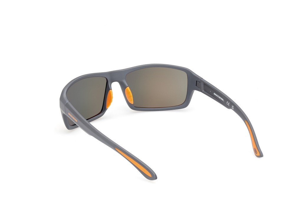 Sonnenbrillen Skechers SE6289 (20U) farbe grigio opaco form rechteckig gläser marrone specchiato